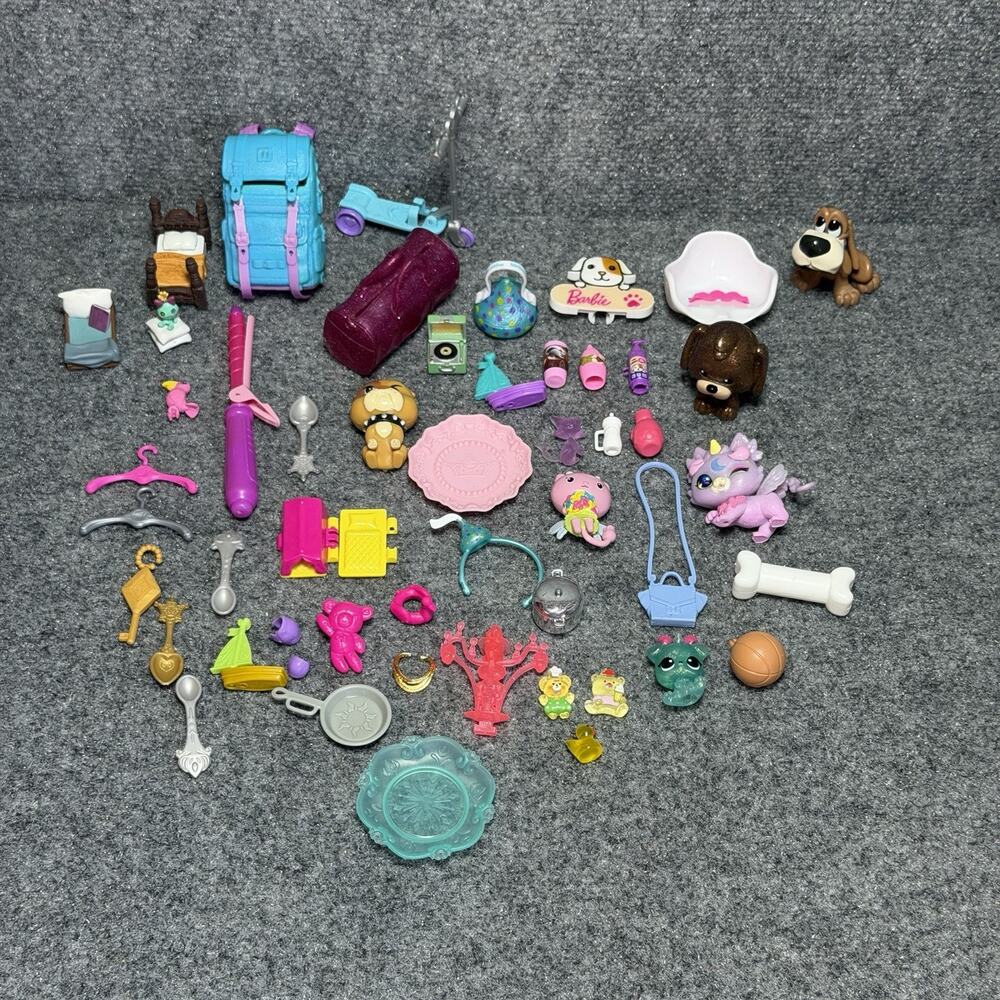 Barbie Doll Mixed Accessories Huge Lot Various Pieces Mattel Mixed Playsets
